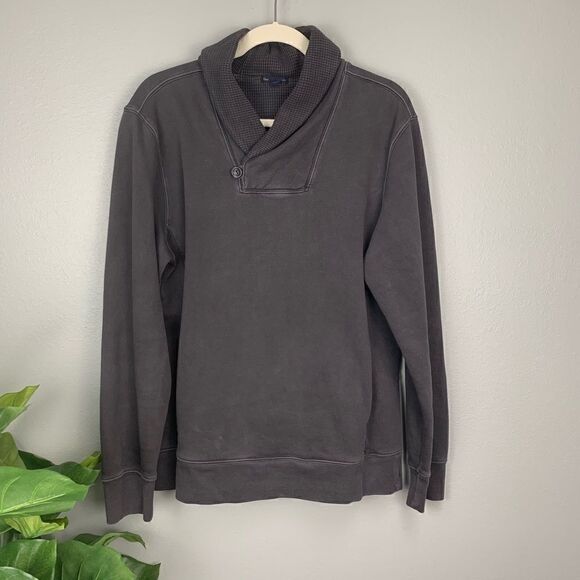 Gap Pullover V-Neck Sweater with Button Detail - Picture 1 of 5